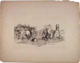 Quartier des Kommissars im Winterlager